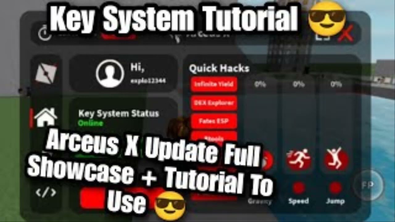 Arceus X V2.1.4 Tutorial On How To Use and Key System
