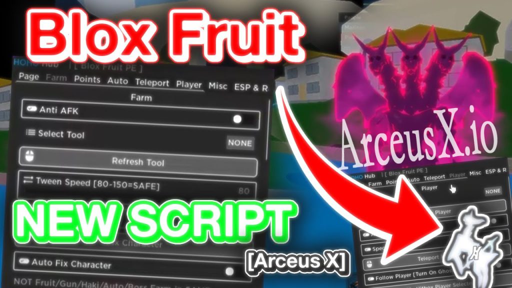 arceus x script link